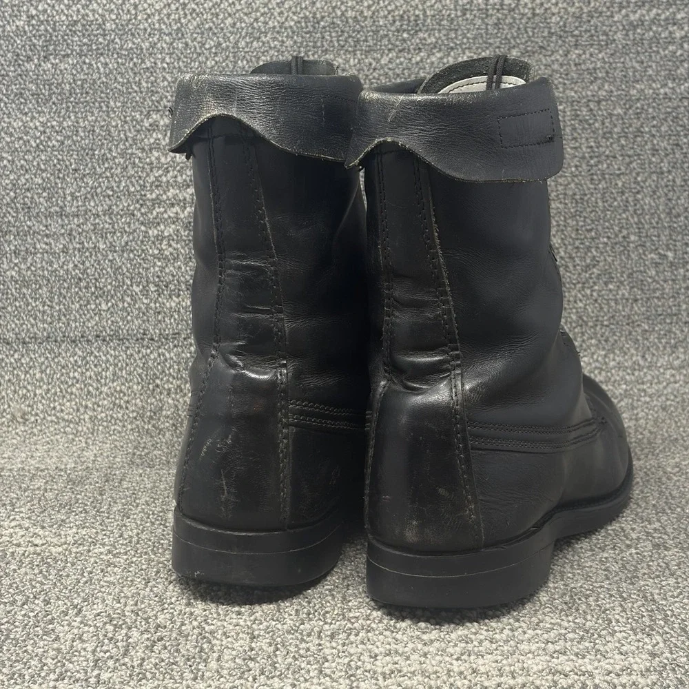 1990 US Military Cove Shoe Co Combat Boots Mens 7.5 E Black Leather DLA USA